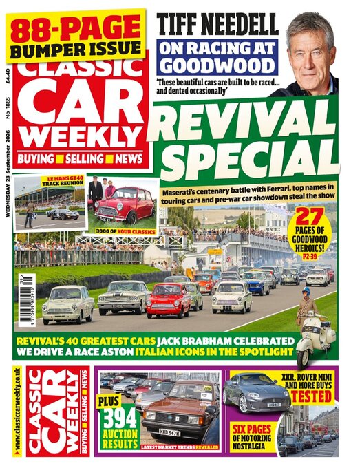 Cover image for Classic Car Weekly